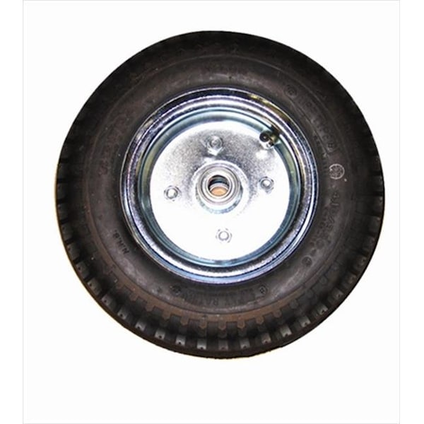 Wesco Wesco 053706 2 in. W x 6 in. H x 6 in. D Aluminum Center Moldon Rubber Wheels 53706 - main